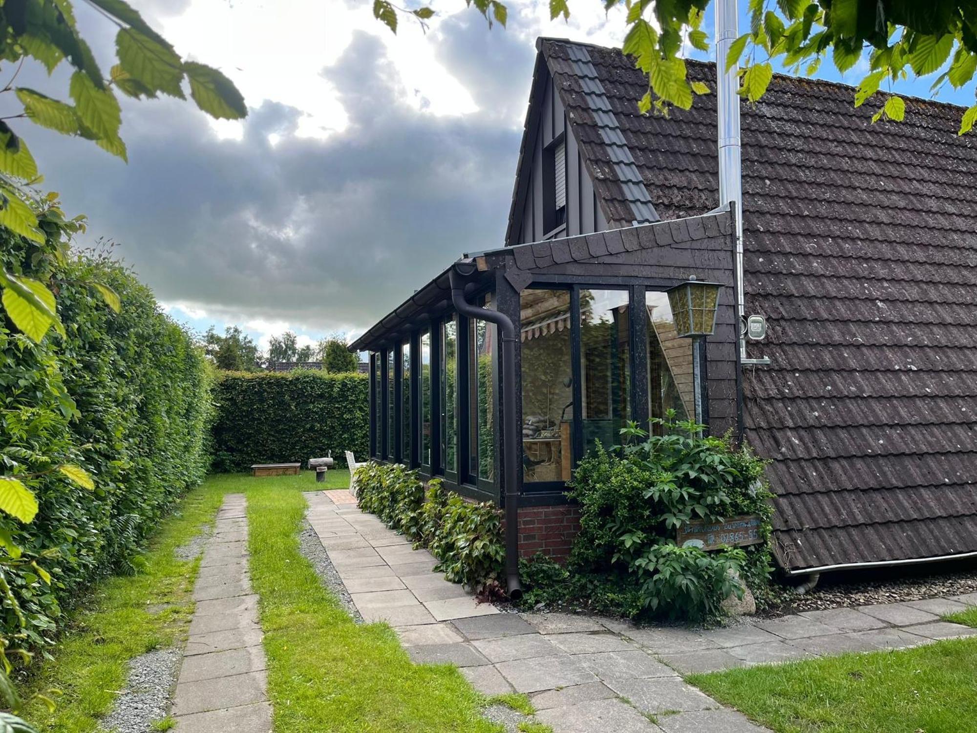 Ferienhaus Kiebitz Bedekaspel Bagian luar foto